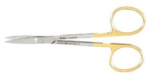 Miltex TC SuperCut Iris Scissors, 4-1/2 Straight